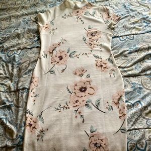 Mock Neck Floral Dress from SHEIN, size Medium